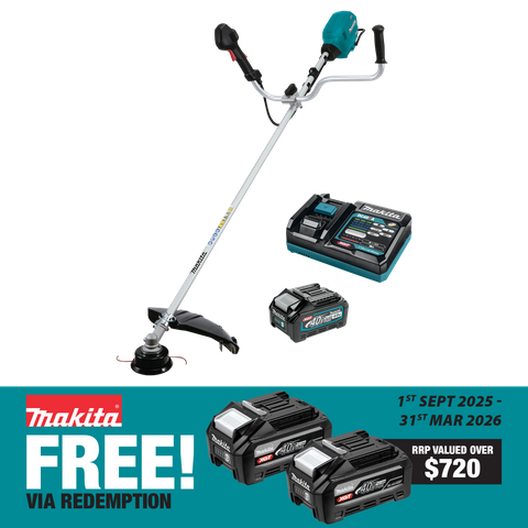 Makita XGT Cordless Brushless Brushcutter-Bike Handle 40V 4Ah