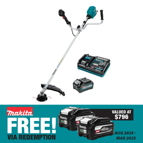 Makita XGT Cordless Brushless Brushcutter-Bike Handle 40V 4Ah