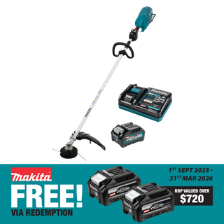 Makita XGT Cordless Brushless Brushcutter-Loop Handle 40V 4Ah