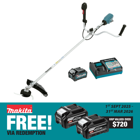 Makita XGT Cordless Line Trimmer Brushless Bike Handle 40V 4Ah