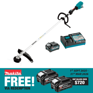Makita XGT Cordless Line Trimmer Brushless Loop Handle 40V 4Ah