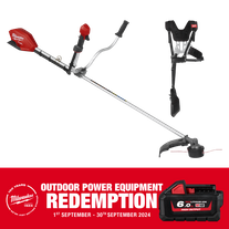 Milwaukee M18 FUEL Brushcutter/Line Trimmer with Harness 18V - Bare Tool