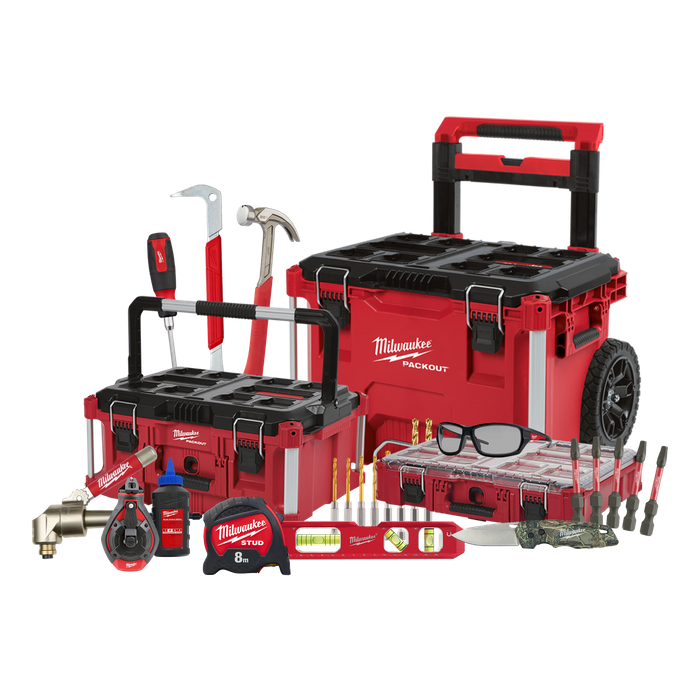 Milwaukee PACKOUT Hand Tool and Accessory Kit 25yr