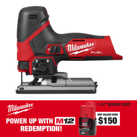 Milwaukee M12 FUEL Cordless Jigsaw Brushless 12V - Bare Tool