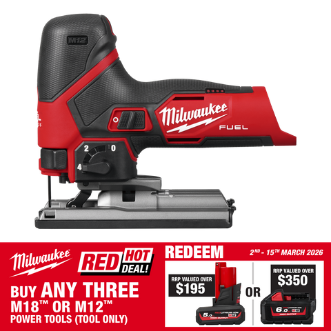 Milwaukee M12 FUEL Cordless Jigsaw Brushless 12V - Bare Tool