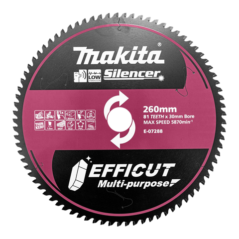Makita Efficut Multi-Purpose Circular Saw Blade 260mm x 81T