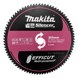 Makita Efficut Multi-Purpose Circular Saw Blade 305mm x 81T
