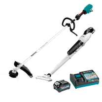 Makita XGT Cordless Line Trimmer & Vacuum Stick 40v 4Ah