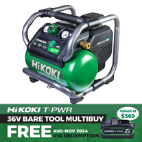 HiKOKI Cordless Compressor Brushless 135PSI 7L 36V - Bare Tool