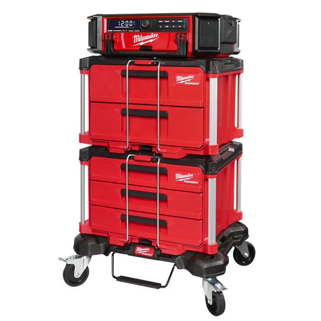 Buy Milwaukee PACKOUT Rolling Drawer Tool Box Set 3pc with Packout Radio online in New Zealand