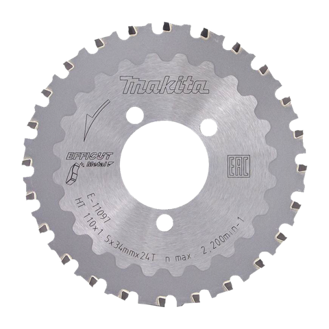 Makita Efficut Metal Cutting Rebar Blade 110mm x 34mm x 24T