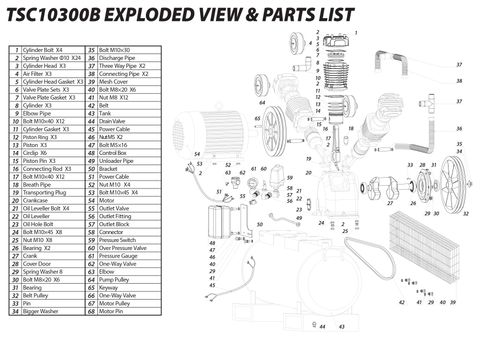 ToolShed Air Filter for TSC10300B