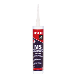 ADOS MS High Performance Adhesive Sealant White 400g