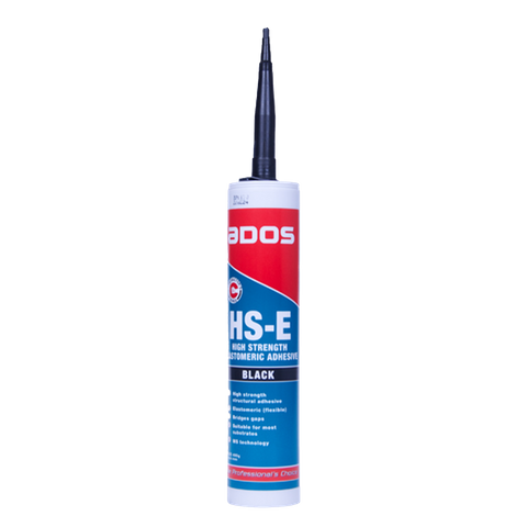 ADOS HS-E High Strenght Elastomeric Adhesive Black 400g