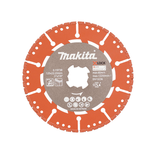 Buy Makita XLOCK Diamond Cut Off Blade 125mm online in New Zealand