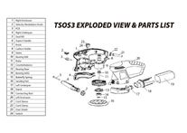 Parts for TSOS3 Orbital Sander
