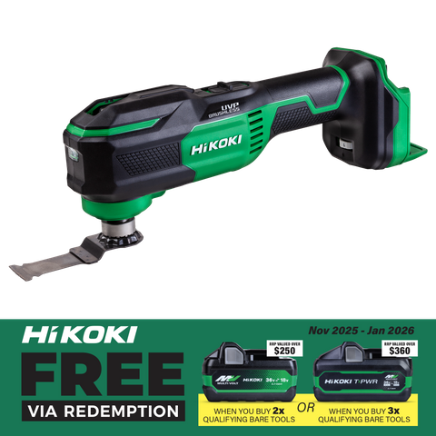 HiKOKI Cordless Multi Tool Brushless 18V - Bare Tool