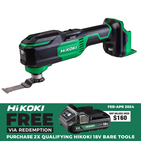 HiKOKI Cordless Brushless Multi Tool 18V - Bare Tool