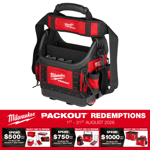 Milwaukee PACKOUT Structured Open Tote 254mm