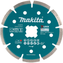 Makita X-LOCK Segmented Diamond Cut Off Blade 125mm