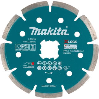 Makita X-LOCK Segmented Diamond Cut Off Blade 125mm
