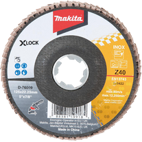 Makita X-LOCK Flap Discs 125mm