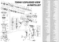 Parts for TSRH01 Rotary Hammer Drill