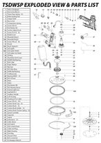 Parts for TSDWSP Portable Drywall Sander