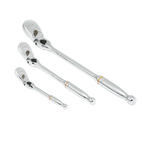 GEARWRENCH Teardrop Flex Head Ratchet 1/4in, 3/8in & 1/2in 3pc Set