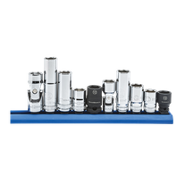 GEARWRENCH Deep & Standard Socket Set of 1/4in & 3/8in Dr 10pc