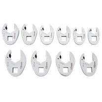 GEARWRENCH Ratcheting Crowsfoot Metric Wrench Set 3/8in Dr 10pc