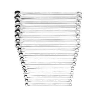 GEARWRENCH Double Sided Standard & Ratechting Wrench Metric 17pc Set
