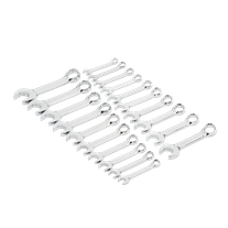 GEARWRENCH Stubby R&O Combination SAE & Metric Spanner 20pc Set