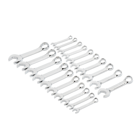 GEARWRENCH Stubby Ring & O Combination SAE & Metric Spanner 20pc Set