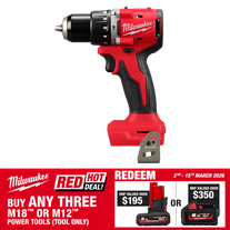 Milwaukee M18 Cordless Hammer Drill Brushless 18V - Bare Tool