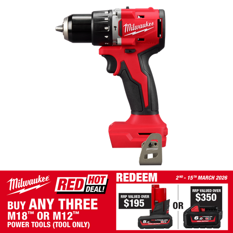 Milwaukee M18 Cordless Hammer Drill Brushless 18V - Bare Tool