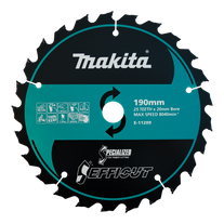 Makita Efficut Wood Cutting 190mm Blade