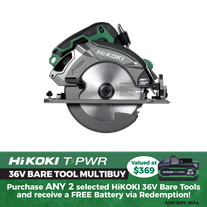 HiKOKI Cordless Circular Saw High Torque Brushless 185mm 36V - Bare Tool