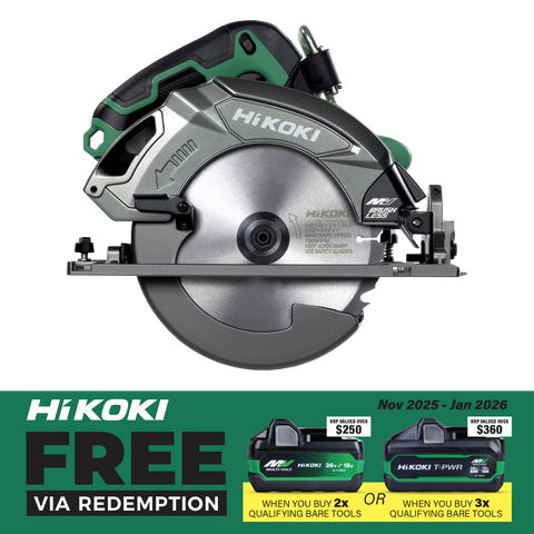 HiKOKI Cordless Circular Saw High Torque Brushless 185mm 36V - Bare Tool