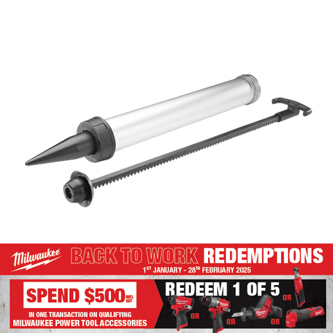 Milwaukee M18 Aluminium Barrel Conversion Kit 600ml for C18PCG