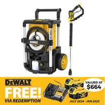 DeWalt Cordless Pressure Washer Brushless 1600PSI 36v (2x18V) - Bare Tool