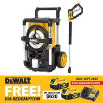 DeWalt Cordless Pressure Washer Brushless 1600PSI 36v (2x18V) - Bare Tool