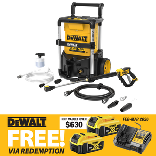 DEWALT Cordless Pressure Washer Brushless 1600PSI 36v (2x18V) - Bare Tool
