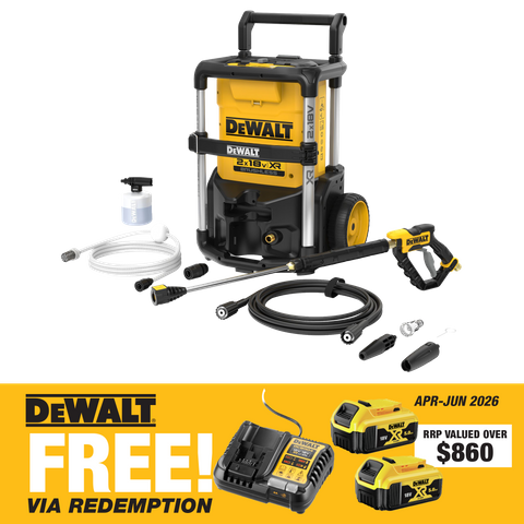 DEWALT Cordless Pressure Washer Brushless 1600PSI 36v (2x18V) - Bare Tool