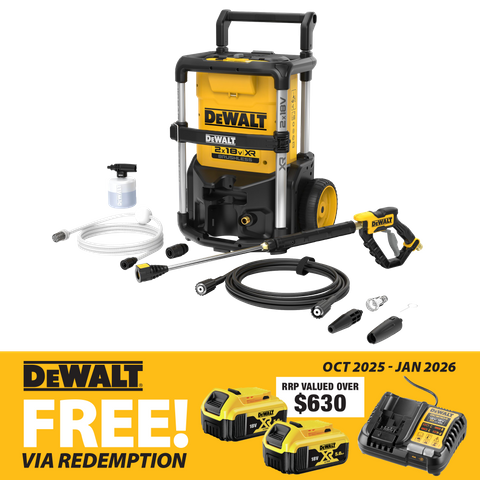 DeWalt Cordless Pressure Washer Brushless 1600PSI 36v (2x18V) - Bare Tool