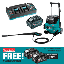 Makita XGT Cordless Pressure Washer 1233PSI 40v 5Ah