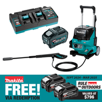 Makita XGT Corldless Pressure Washer 1233PSI 40v 5Ah