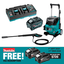 Makita XGT Cordless Pressure Washer 1233PSI 40v 5Ah