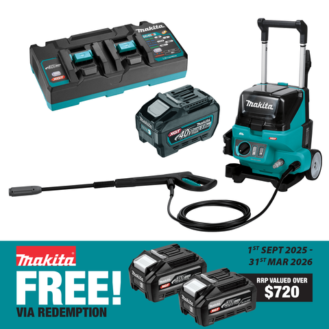 Makita XGT Cordless Pressure Washer 1233PSI 40v 5Ah