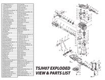 Parts for TSJH07 Demolition Hammer